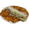 Lahmacun met kaas en groenten